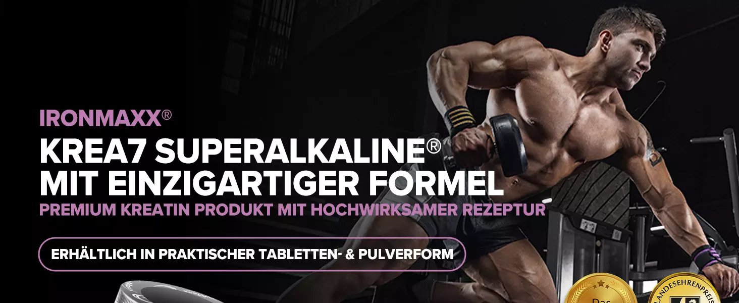 Krea7 Superalkaline tabletta IronMaxx®