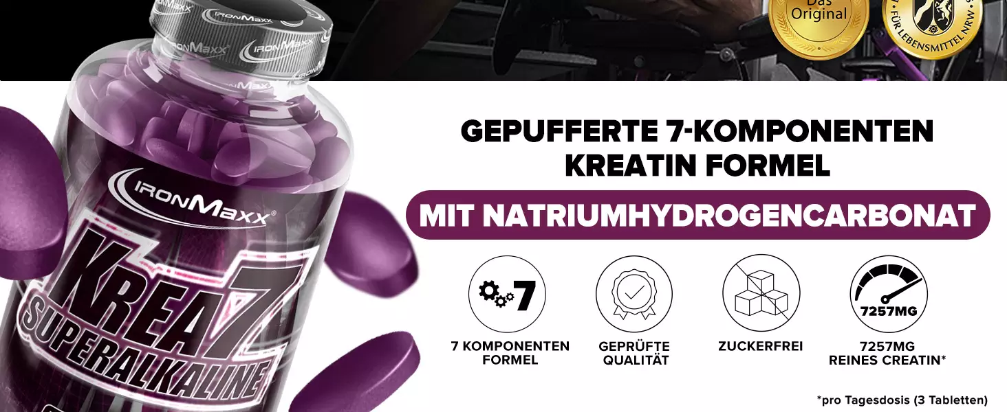 Krea7 Superalkaline tabletta IronMaxx®