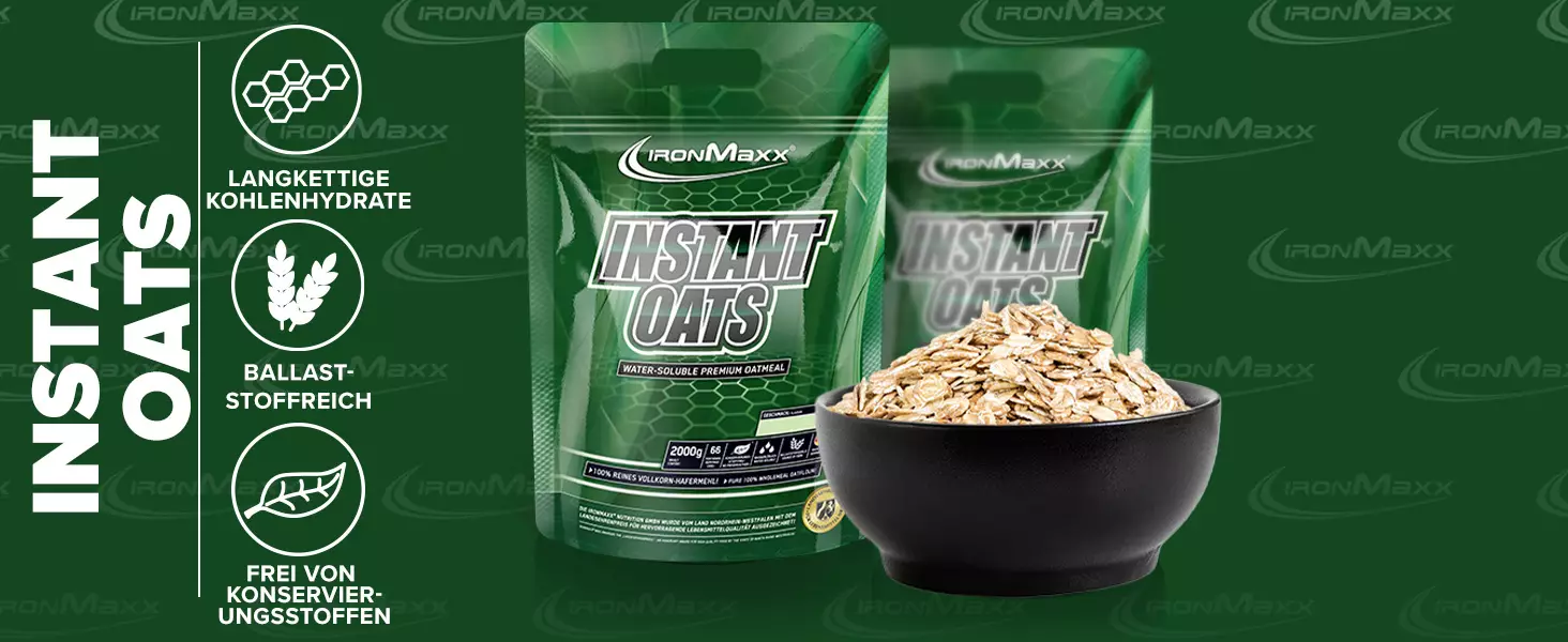 Instant Oats fehérje 2000g - IronMaxx®