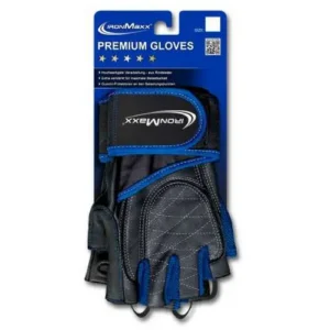 Fitness kesztyű csuklószorítós Premium Gloves - IronMaxx®