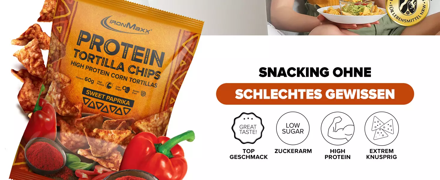 Protein Tortilla Chips (60g) - IronMaxx®