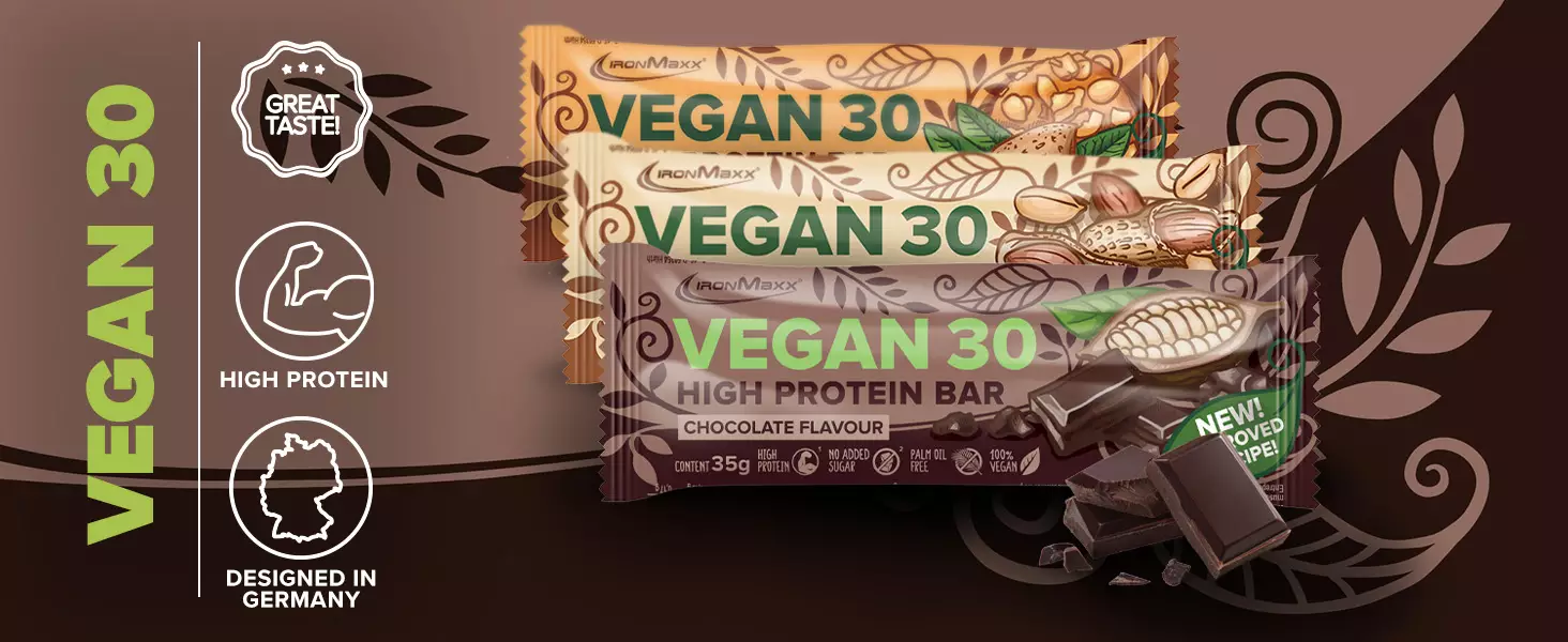 Vegán Protein Bar 35g - IronMaxx®