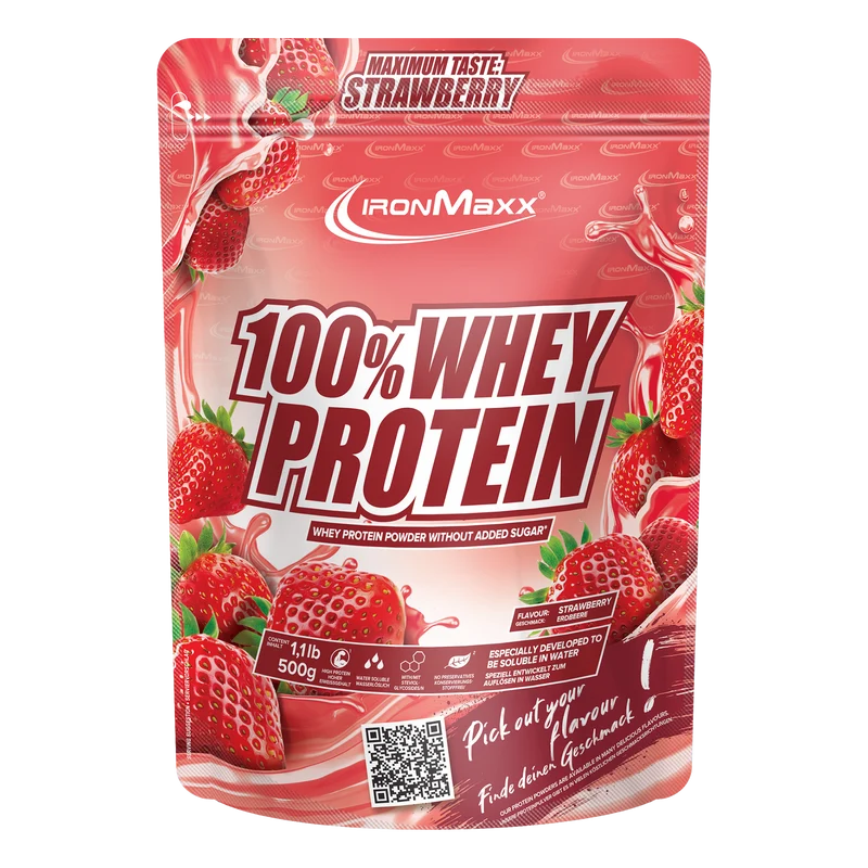 100% Whey Protein 500g zacskós - IronMaxx®