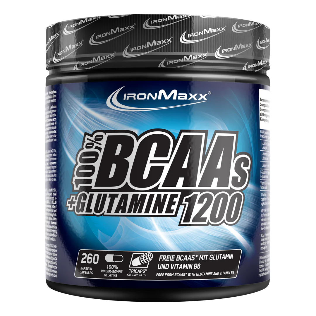BCAA + Glutamin 1200 260 kapszula - IronMaxx®