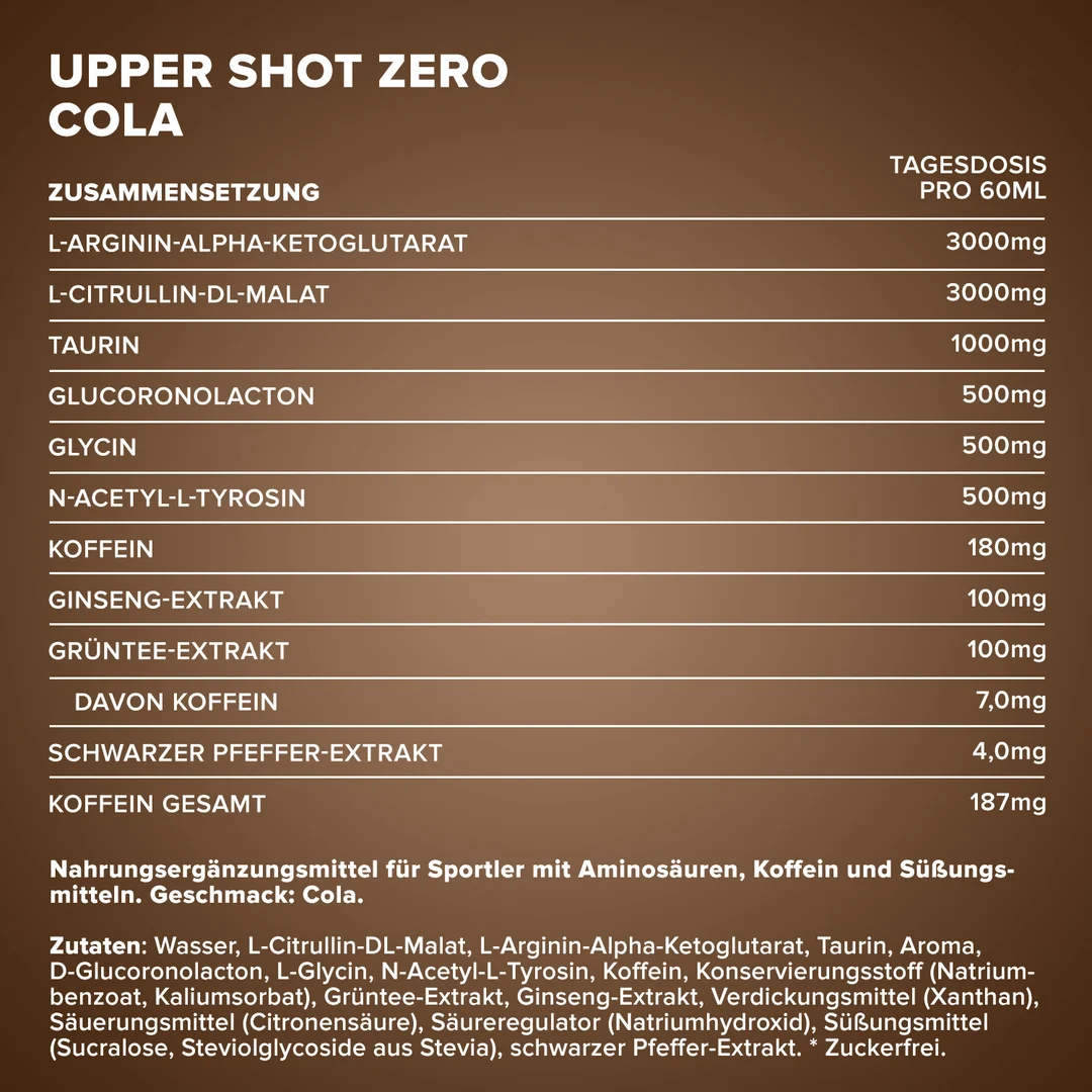 Upper Shot Zero 60ml - IronMaxx® - Image 4