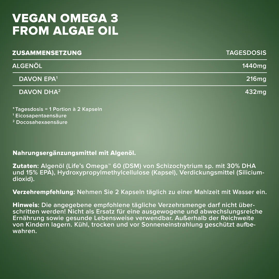 Vegán Omega 3 60 kapszula IronMaxx® - Image 3