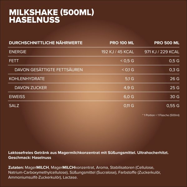 Milk Shake - Proteindrink RTD 500ml - IronMaxx® - Image 5