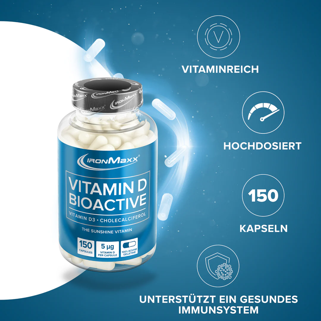 Vitamin D Bioactive 150 kapszula - IronMaxx® - Image 2