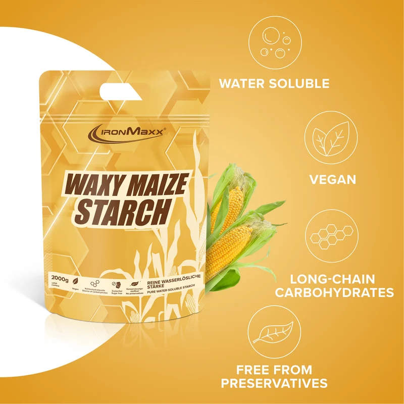 Waxy Maize Starch 2000g - IronMaxx® - Image 2