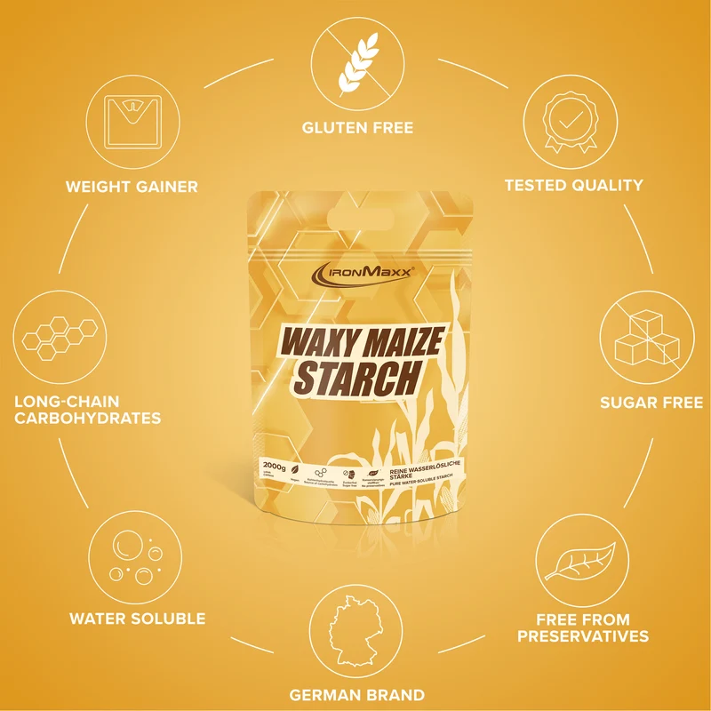Waxy Maize Starch 2000g - IronMaxx® - Image 5