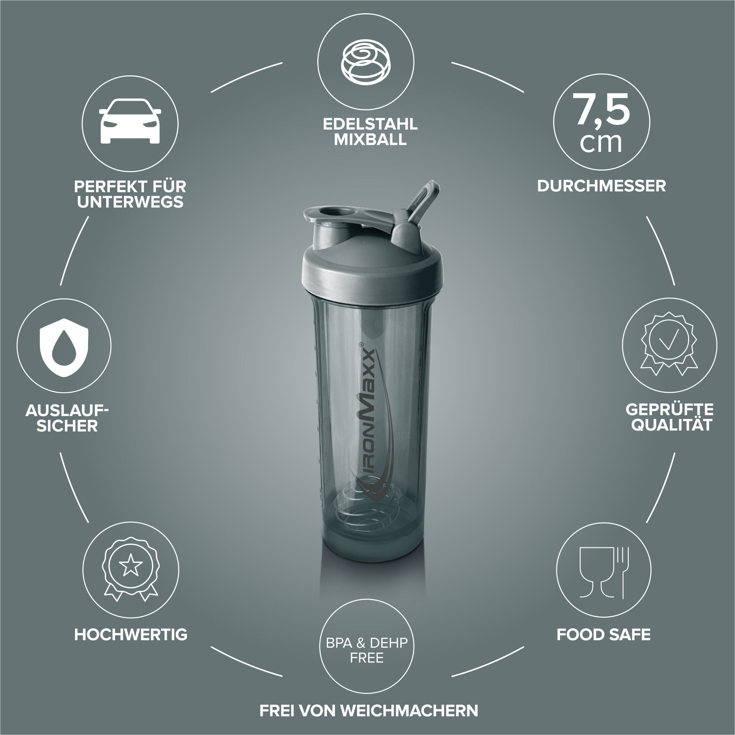 Premium Shaker 700 ml - IronMaxx® - Image 5