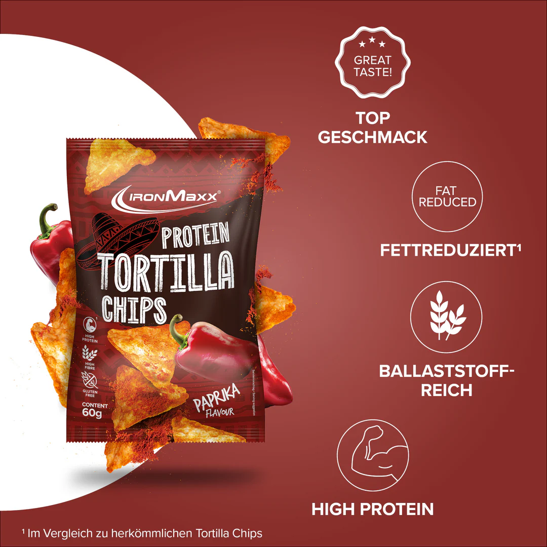 Protein Tortilla Chips (60g) - IronMaxx® - Image 2