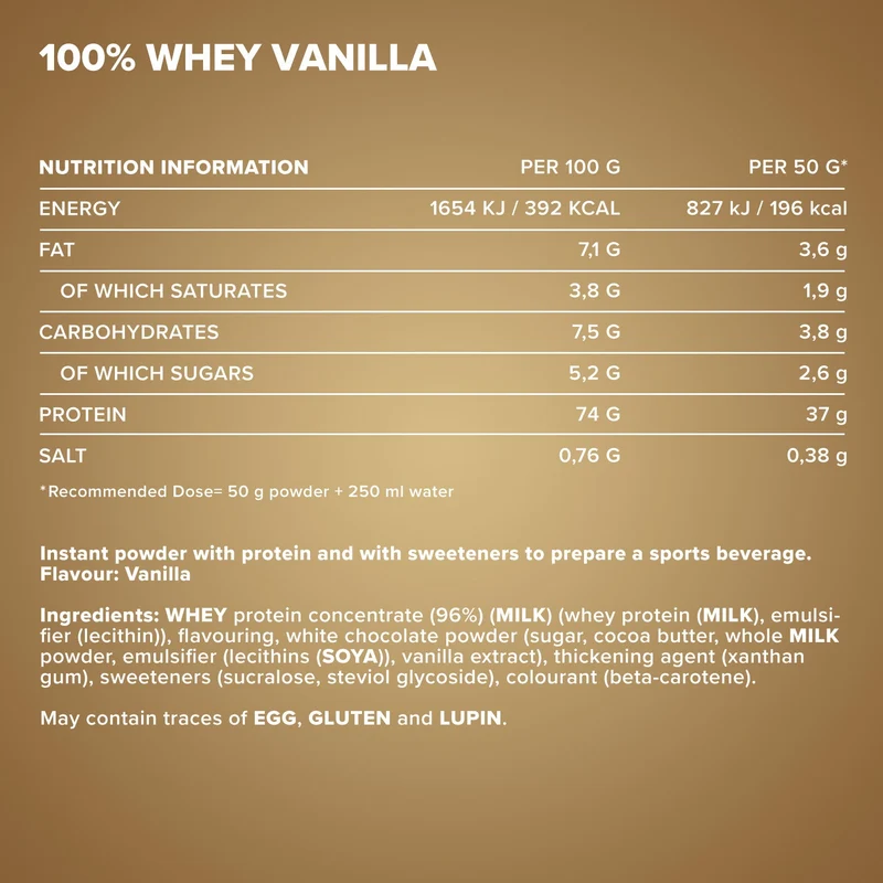 100% Whey Protein Doboz 2350g - IronMaxx® - Image 4