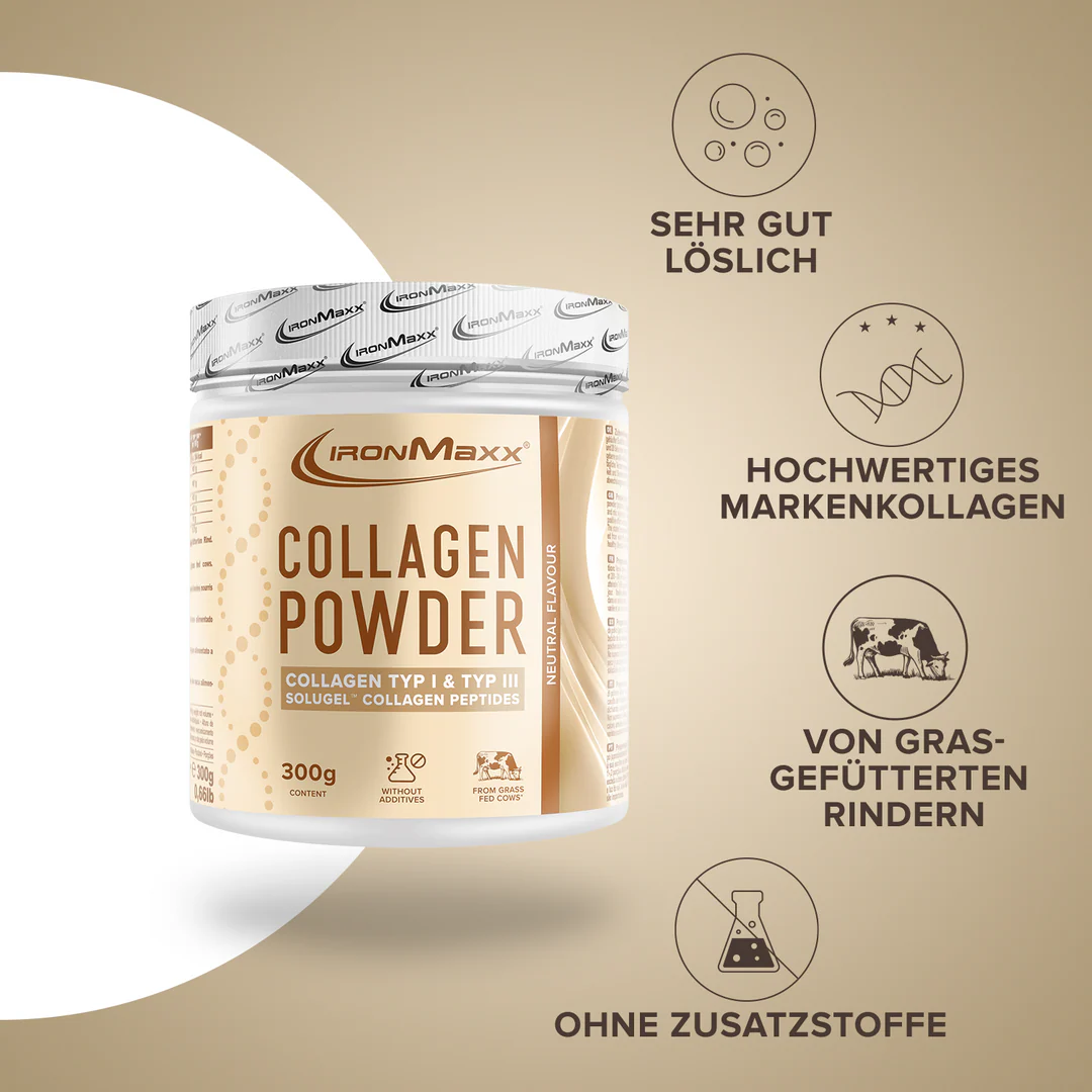 Collagen Powder 300 g - IronMaxx® - Image 2