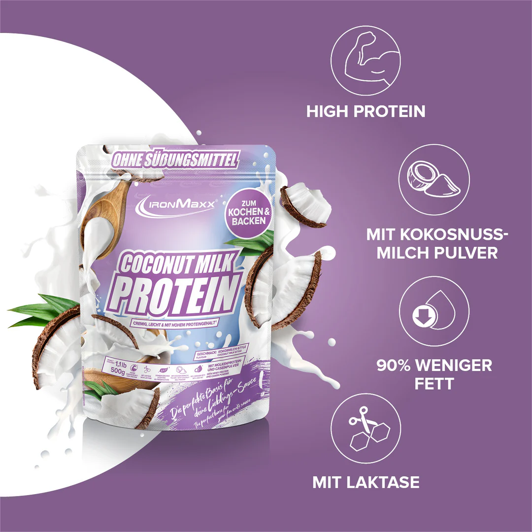 Coconut Milk Protein 500 g - IronMaxx® - Image 2