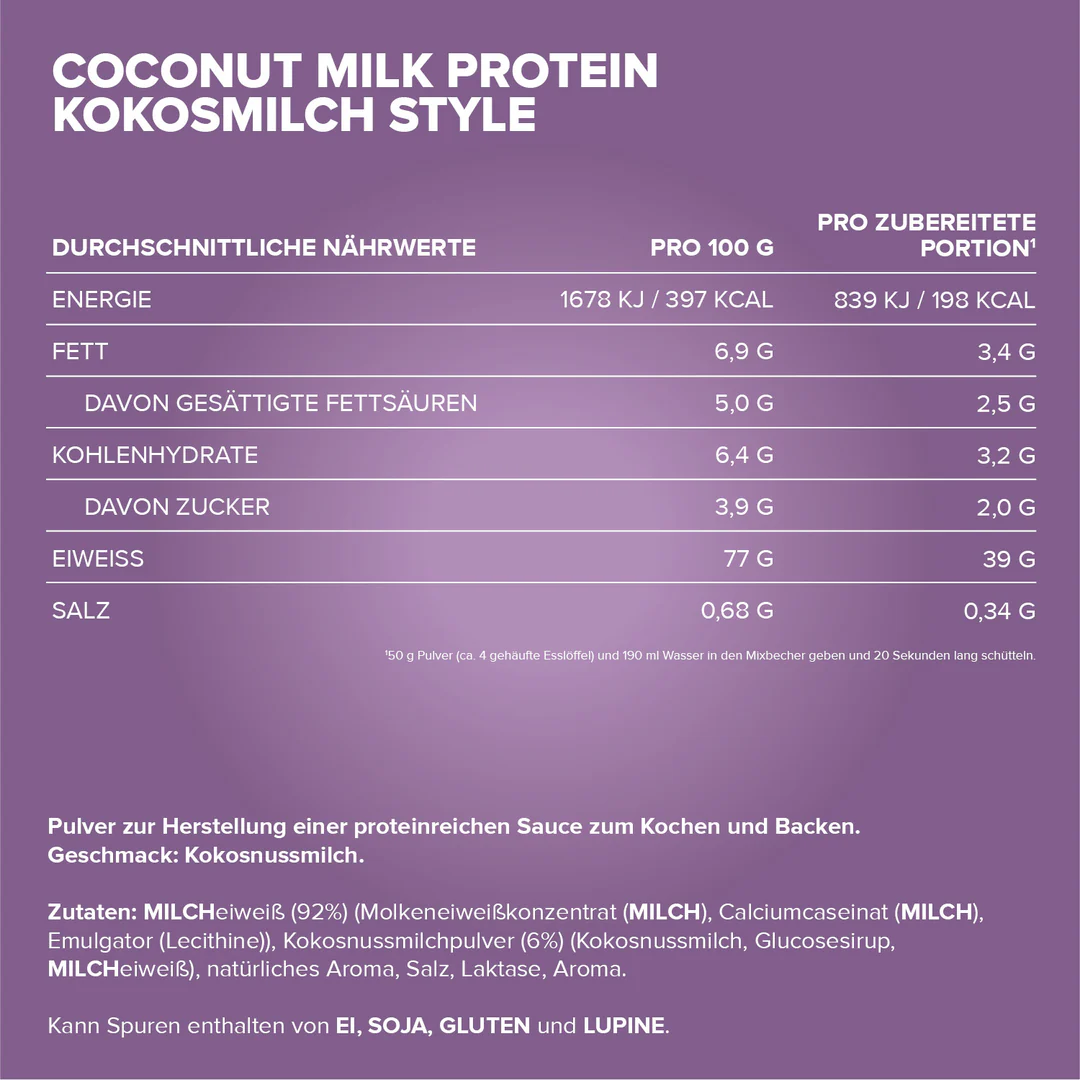 Coconut Milk Protein 500 g - IronMaxx® - Image 4