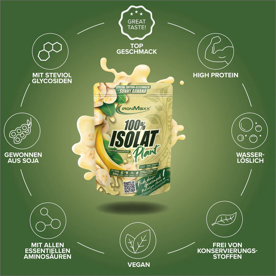 100% Isolat Plant (500g) - IronMaxx® - Image 5