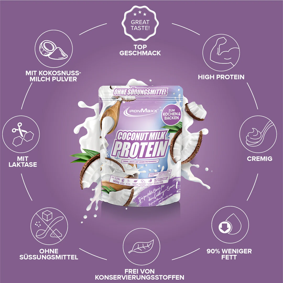 Coconut Milk Protein 500 g - IronMaxx® - Image 5